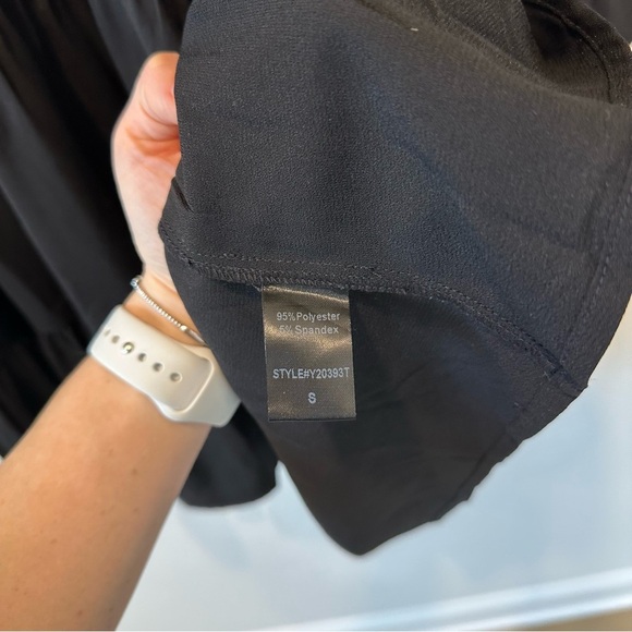 Pomander Place Tuckernuck Crepe Kenzo Mini Dress Tiered Long Sleeve Black Small - Picture 12 of 15